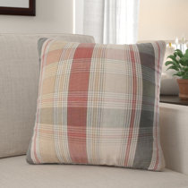 beige buffalo check pillows