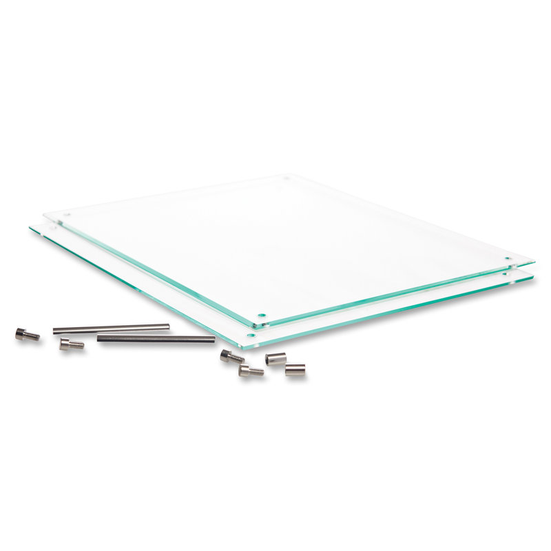 Deflecto Superior Image Beveled Edge L Frame Base Desk Sign Holder