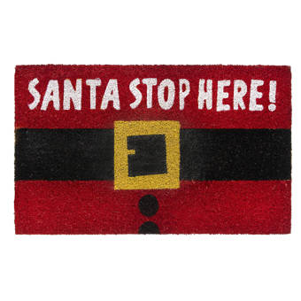 The Holiday Aisle Regan Santa Belly 30 In X 18 In Non Slip