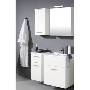 Held Möbel 4-tlg. Badezimmer-Set Blanco