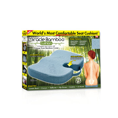 Miracle Bamboo Seat Cushion Alwyn Home
