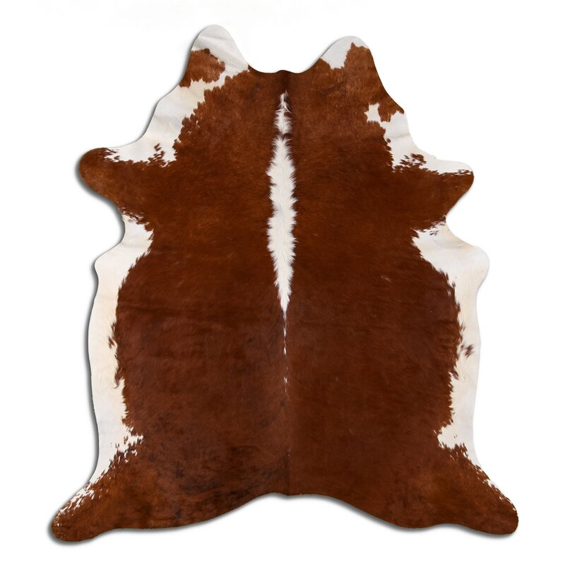 RugAddiction Handmade Cowhide Teal Area Rug | Wayfair.ca