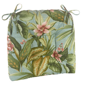 Indoor/Outdoor Patterned Extra Large Lounge Chair Cushion