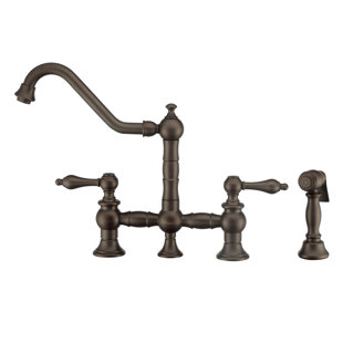 Farmhouse & Rustic Oil Rubbed Bronze Kitchen Faucets | Birch Lane