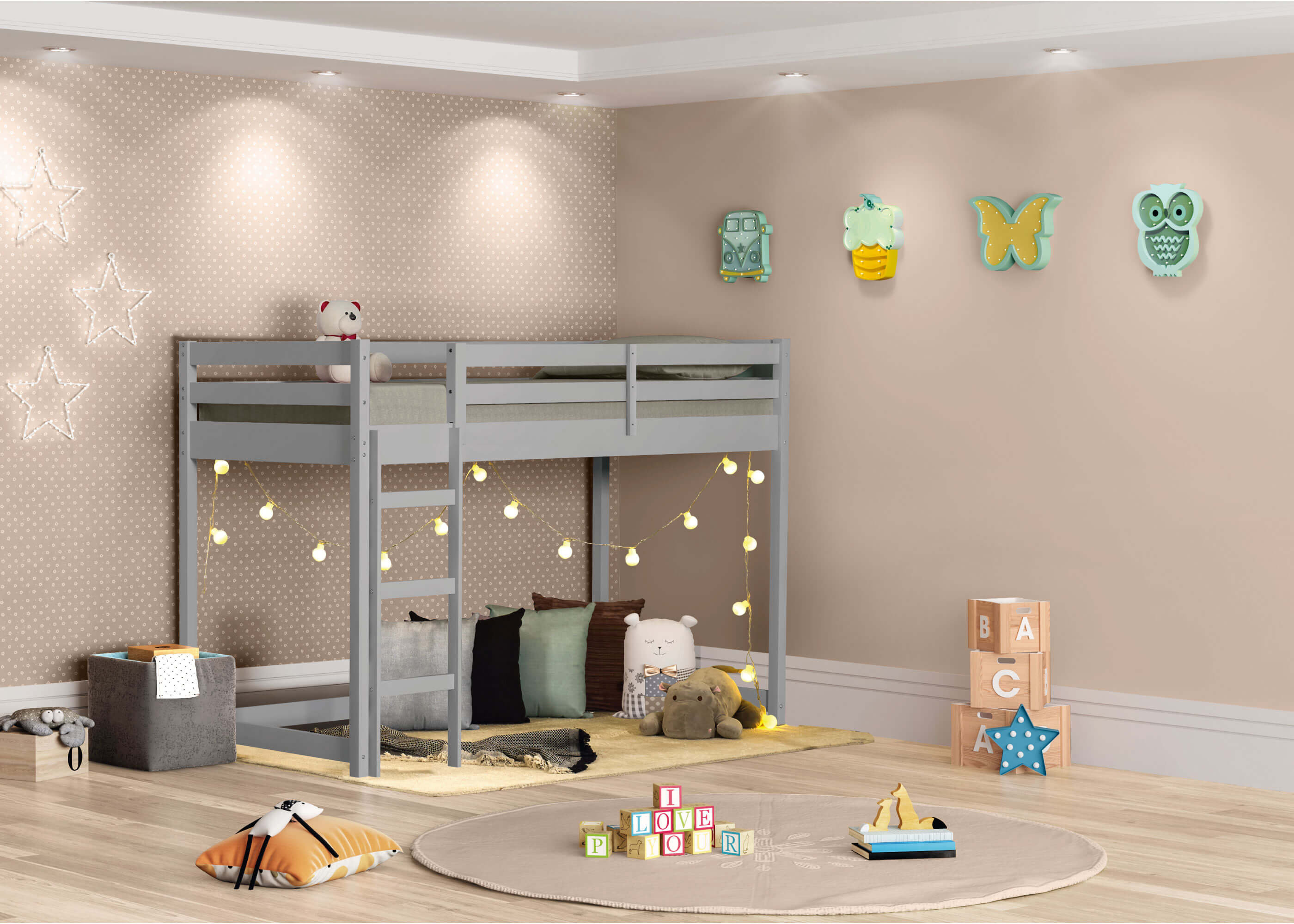 Isabelle & Max™ Ackerly Twin Solid Wood Platforms Loft Bed by Isabelle &  Max™ & Reviews | Wayfair