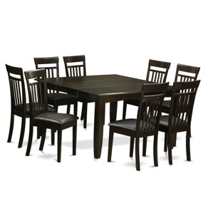 Parfait 9 Piece Dining Set by East West Furniture