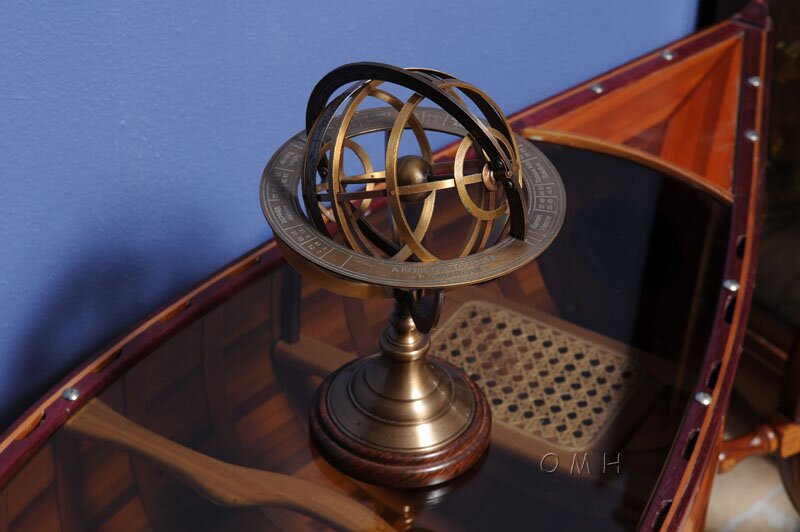 Old Modern Handicrafts Armillary Sphere On Wood Base Reviews Wayfair