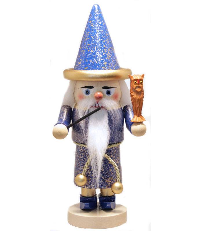 Pinnaclepeak Steinbach Signed Troll Merlin The Wizard German Wooden Christmas Nutcracker Wayfair