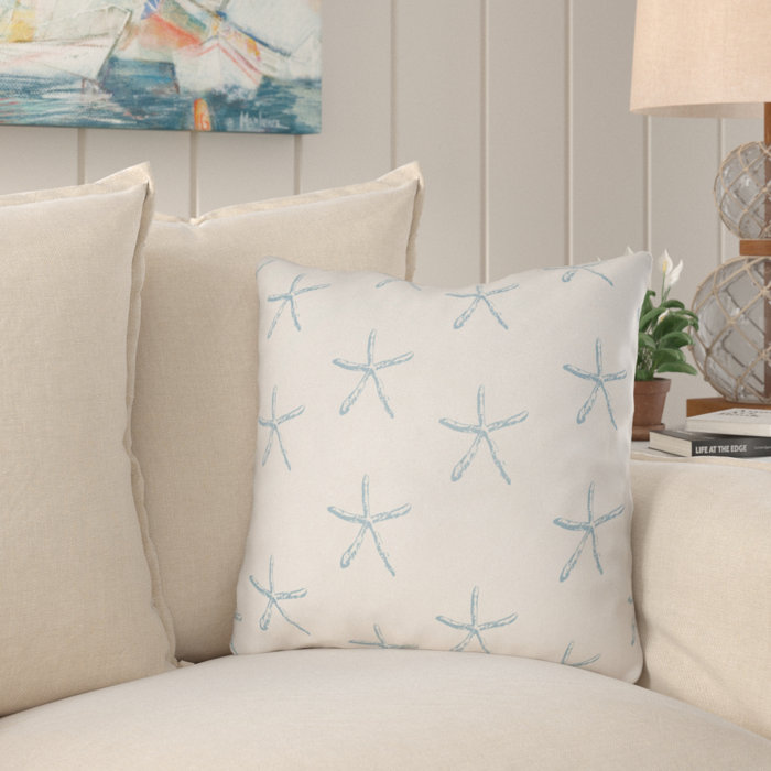 Beachcrest Home Brookline Coastal Indoor Outdoor Throw Pillow