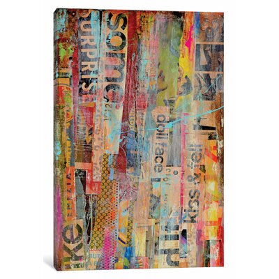 'Metro Mix II' Graphic Art Print on Canvas East Urban Home Size: 40