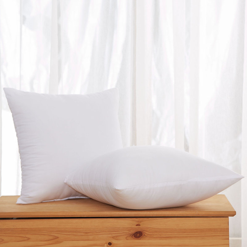 Square Pillow Insert Size: 18" H x 18" W