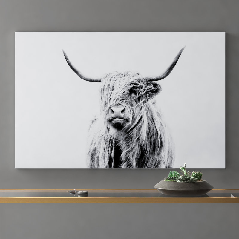 Portrait Of A Highland Cow By Dorit Fuhg Picture Frame Fine Art