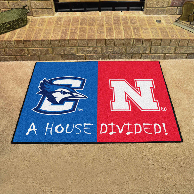 Fanmats House Divided Creighton Nebraska 42 5 In X 33 75 In