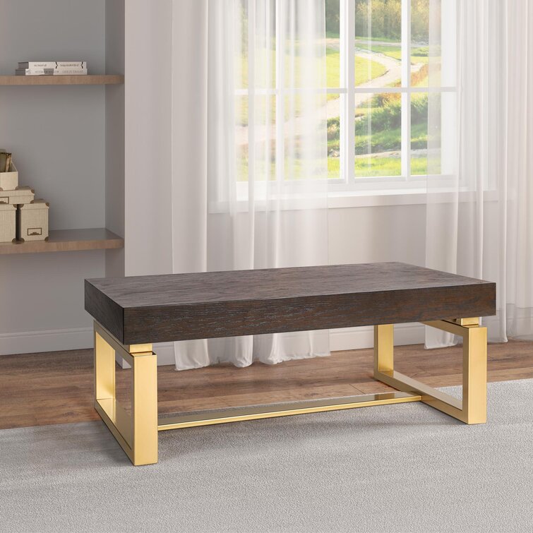 Everly Quinn Mcgregor Sled Coffee Table Wayfair