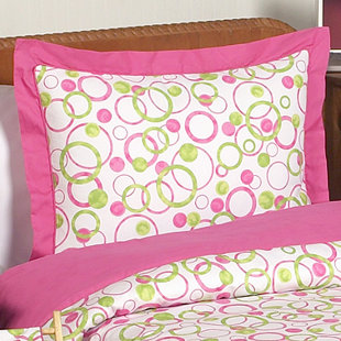 Light Pink Pillow Sham Wayfair Circles Pink Sham