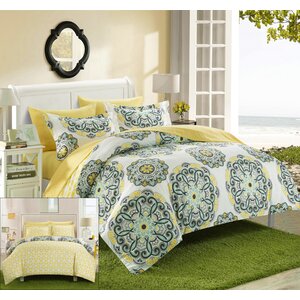 Ibiza 7 Piece Reversible Duvet Cover Set