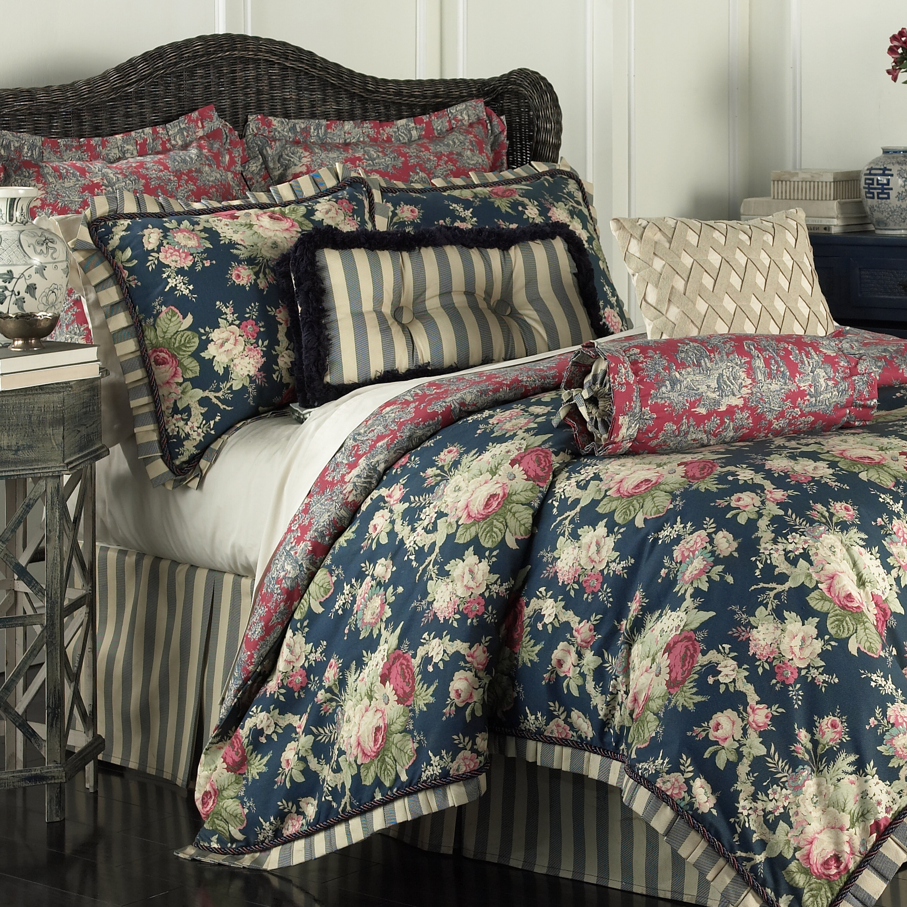 waverly toile bedding sets