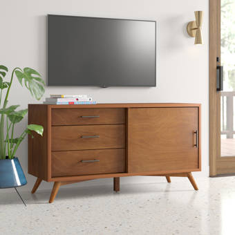 Maleah Solid Wood Tv Stand For Tvs Up To 65 Inches Reviews Allmodern Great savings free delivery / collection on many items. maleah solid wood tv stand for tvs up