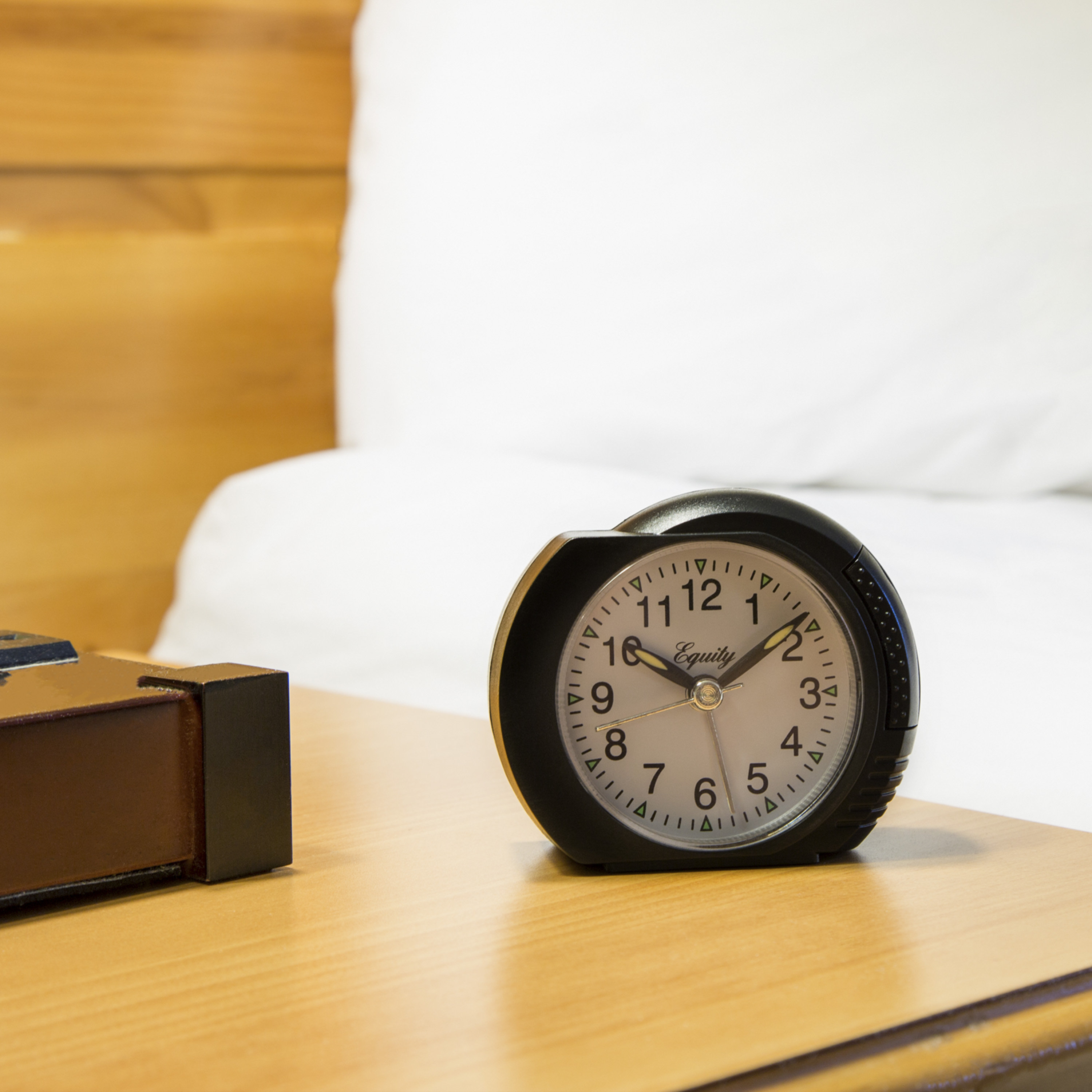 Ebern Designs Quartz Analog Alarm Clock With Lighted Dial Wayfair