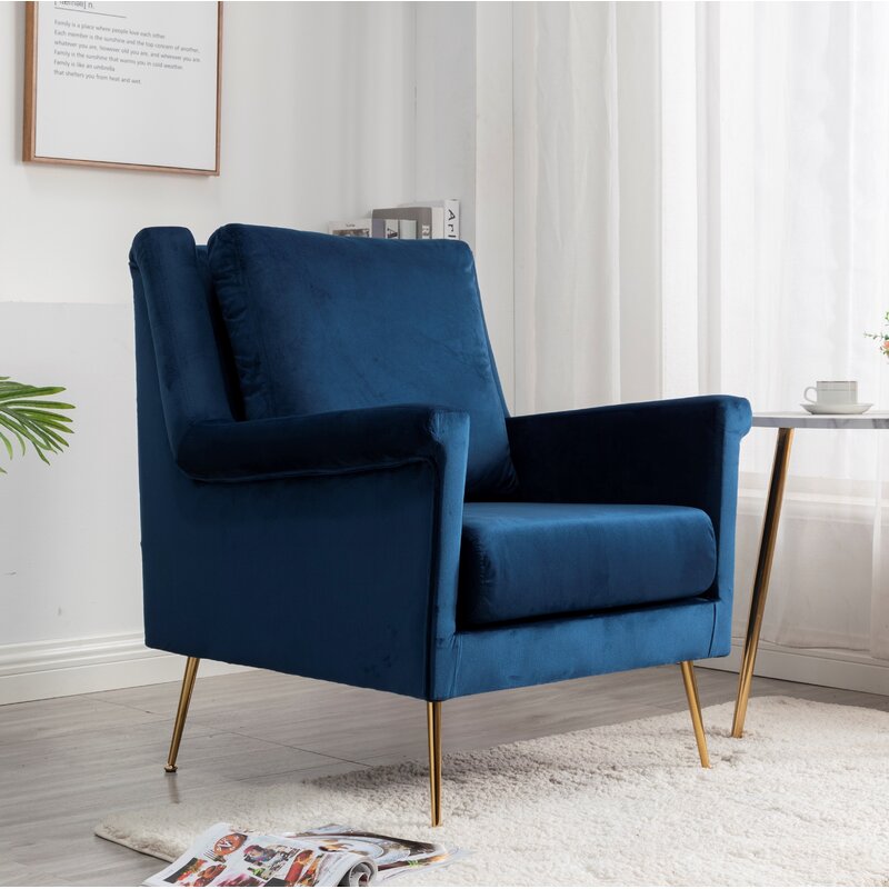 Etta Avenue™ Florina Upholstered Armchair & Reviews | Wayfair