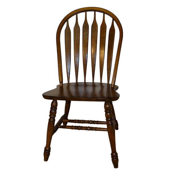 Darby Home Co Smithtown Premium Curved Arrowback Solid Wood Dining Chair Wayfair