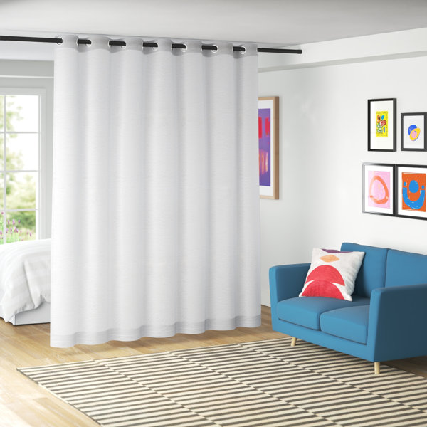 US Window Gradient Tulle Curtain Drape Panel Room Divider Home Bedroom Decor ILJ 