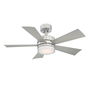 Stainless Steel Ceiling Fans You Ll Love Wayfair Quickview