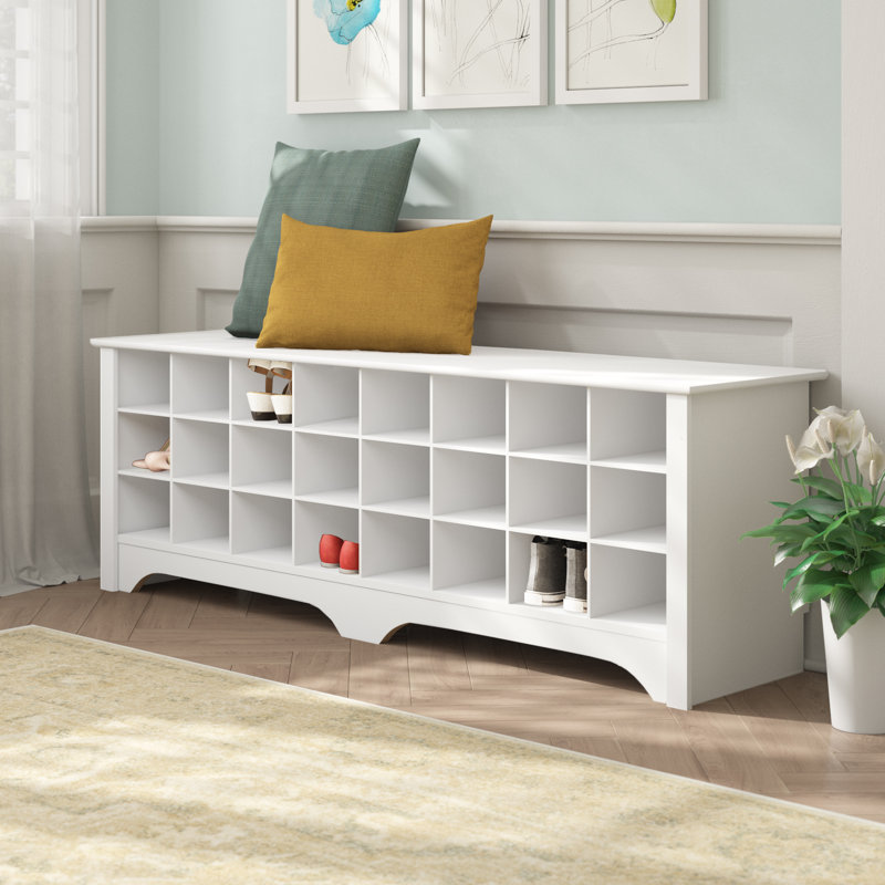 Ingham Shoe Cubby Storage Bench