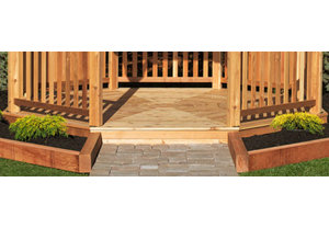 12 ft. Cedar Octagon Gazebo Floor
