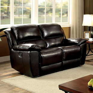 Go to store & view more images Red Barrel Studio Hue Leather Loveseat