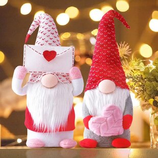 Scandinavian N 3 Pcs Handmade Swedish Tomte Santa Gnome Plush on Rattan Wreath 