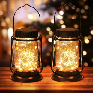 LED Solar Glass Jar Multi Colour Lantern Lights Decorations New Home Gifts Sun 