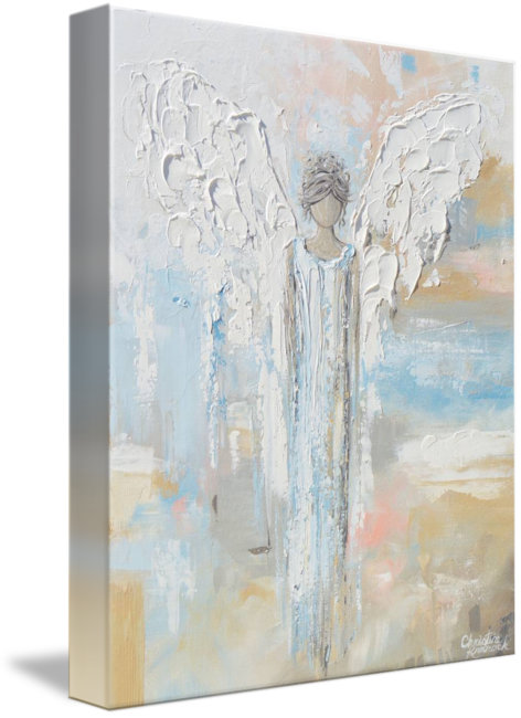 Red Barrel Studio On An Angels Wings Acrylic Painting Print On Wrapped Canvas Wayfair Ca