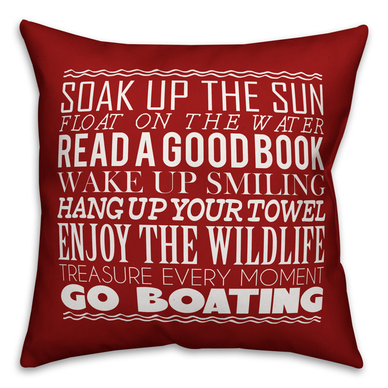 outdoor lake pillows