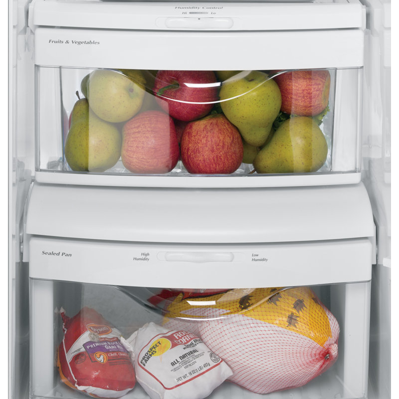 Ge Appliances 36 Energy Star Side By Side 23 2 Cu Ft Refrigerator Reviews Wayfair