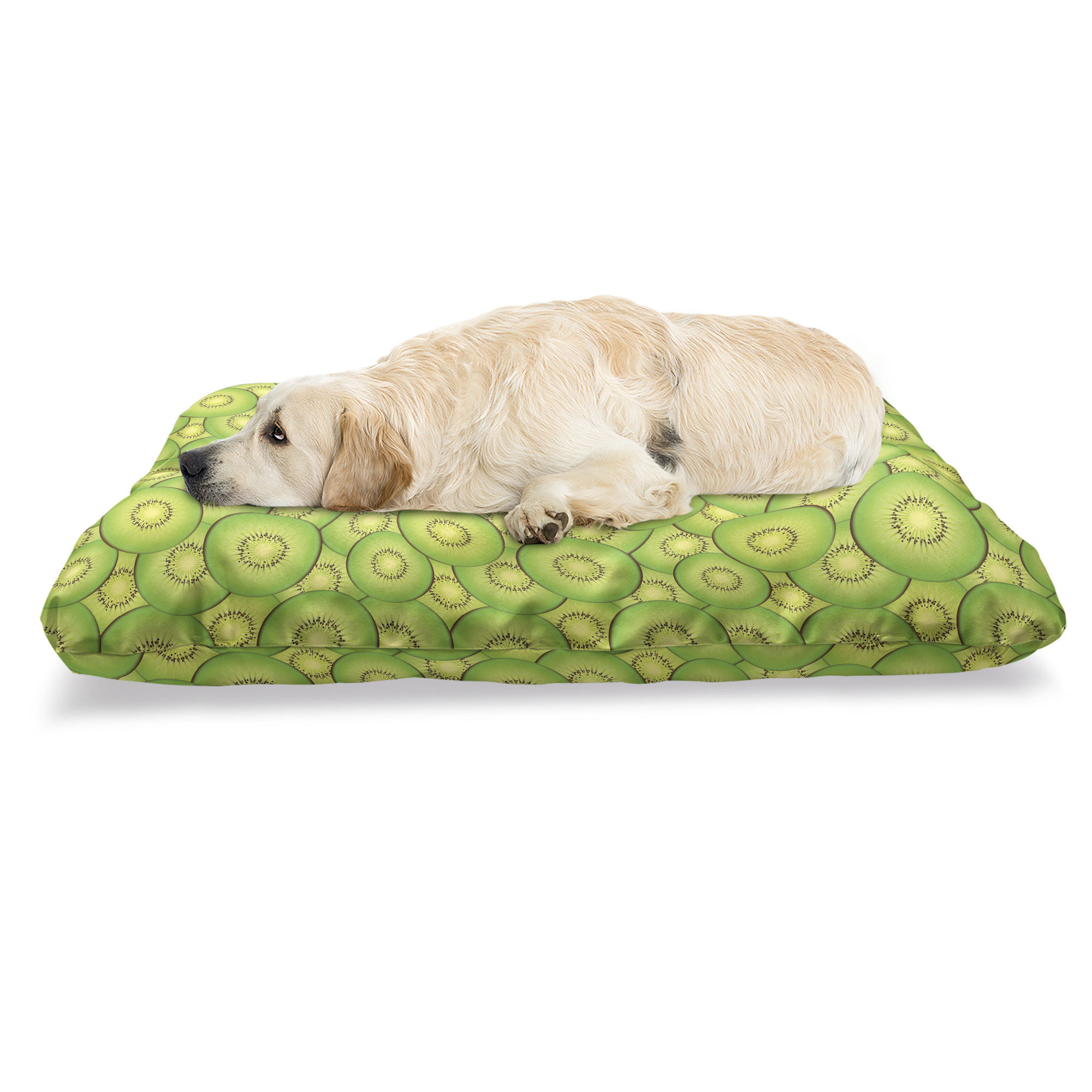 別注 並行輸入品 Ambesonne Kiwi Dog Bed Illustration Of Continuous Pattern With Exotic Frui 在庫処分セール Clinicaaldente Es