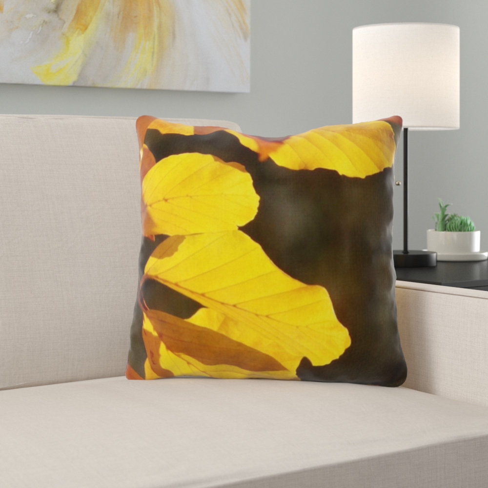 East Urban Home Beech Throw Pillow Wayfair