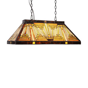 Go to store & view more images Loon Peak Fraire Mission 3-Light Pool Table Pendant