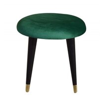 dark green dressing table stool