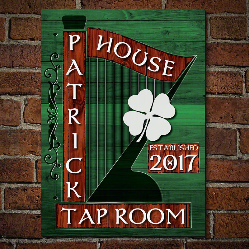 East Urban Home Harp Irish Pub Sign Wall Decor Wayfair
