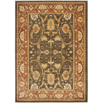 Sheffield Brown Area Rug Lauren Ralph Lauren Rug Size Rectangle 96x 13
