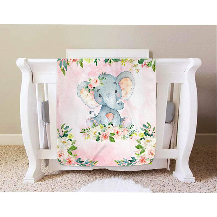 elephant swaddle blanket