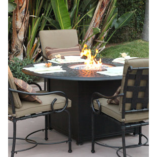 Dining Height Fire Pit Table Wayfair Fairmont Fire Pit Table