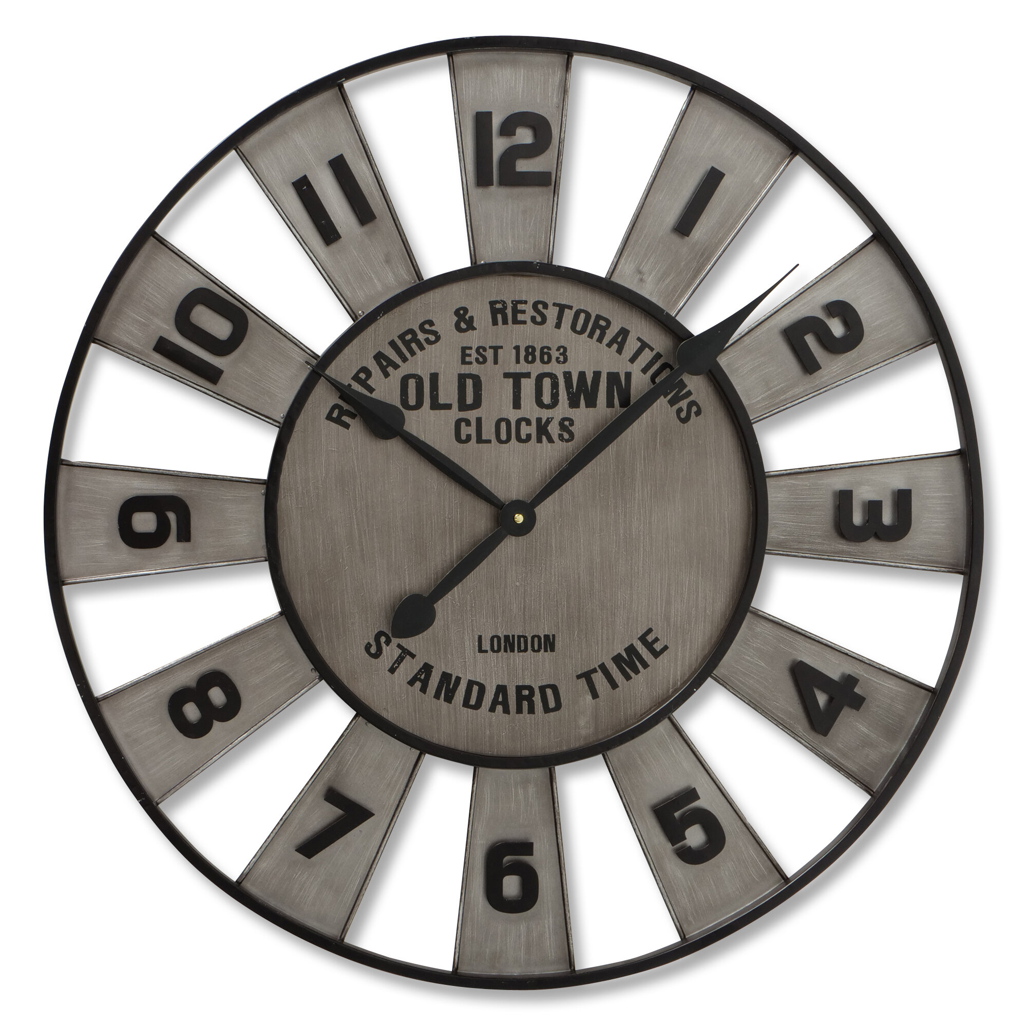 17 Stories Oversized Wiegand 2925 Wall Clock Wayfair