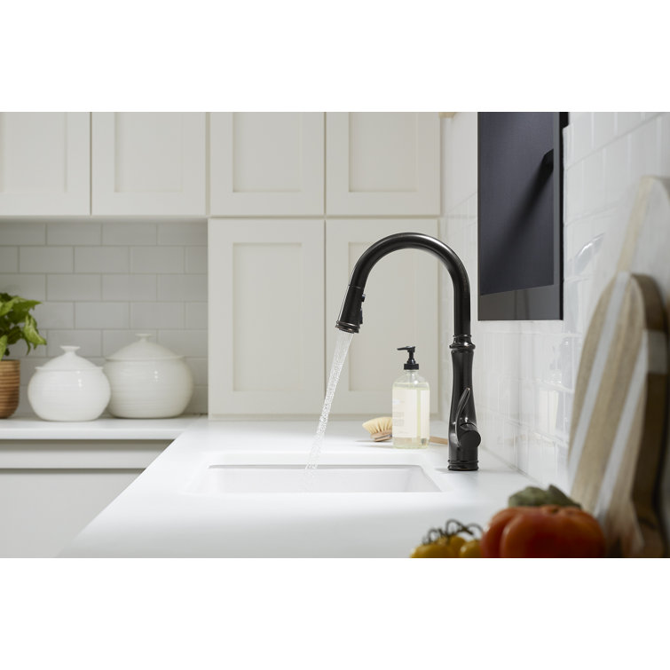 Bellera® Pull Down Single Handle Kitchen Faucet with Handle and Supply Lines