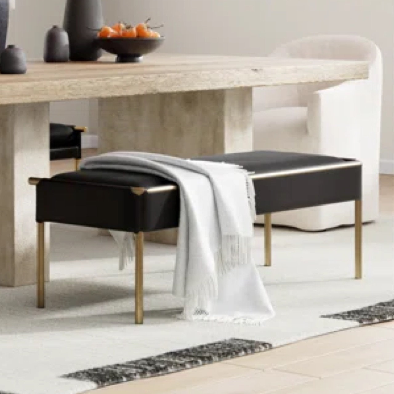 These benches & ottomans are style gold. (Plus, they ship free.) Joss