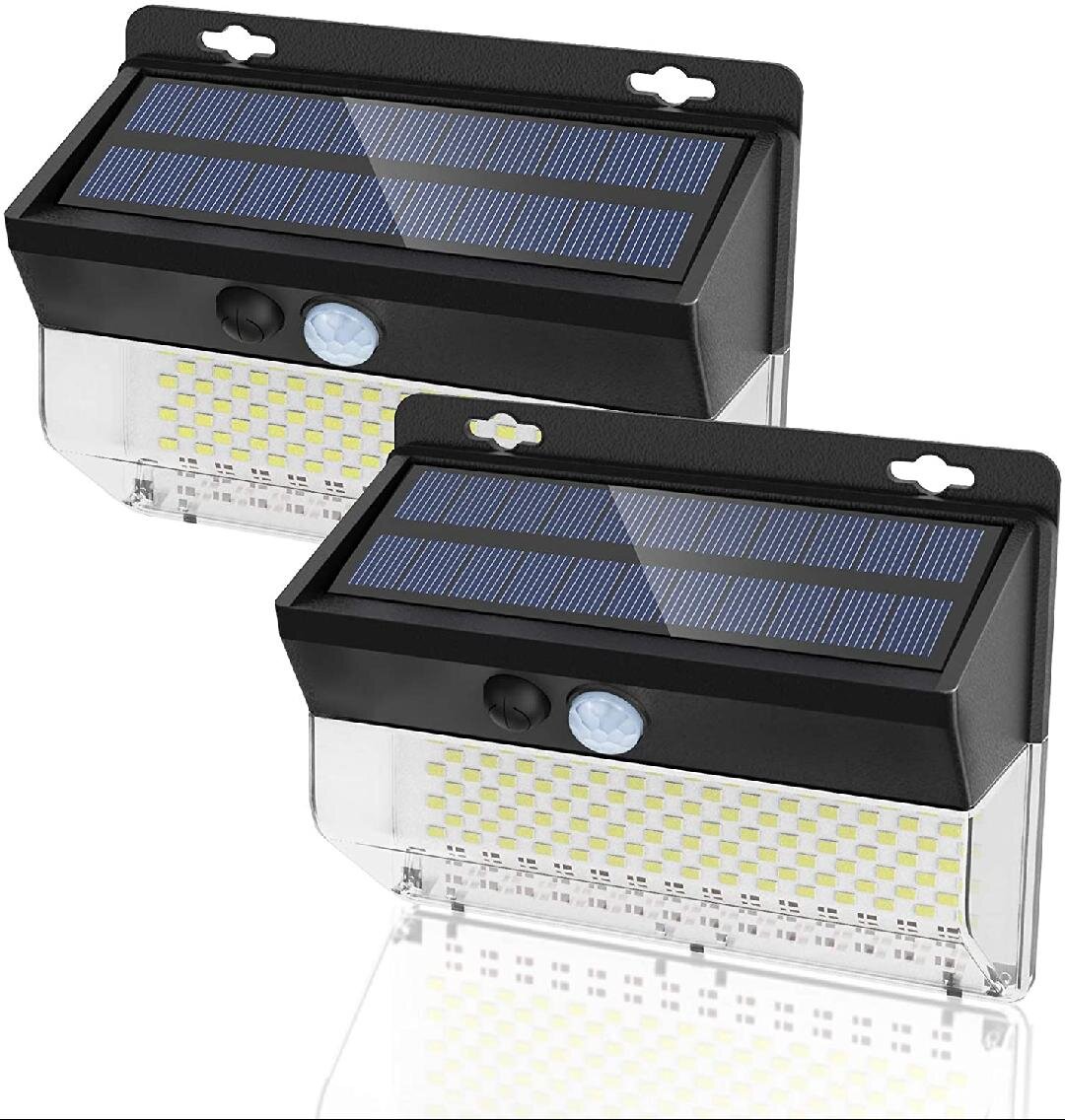 262 LED Solar Power Light Outdoor Garden Wall Lamp PIR Motion Sensor Security 