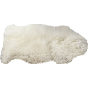 Sheepskin Rugs You Ll Love Wayfair Burgett Handmade Sheepskin Ivory Area Rug