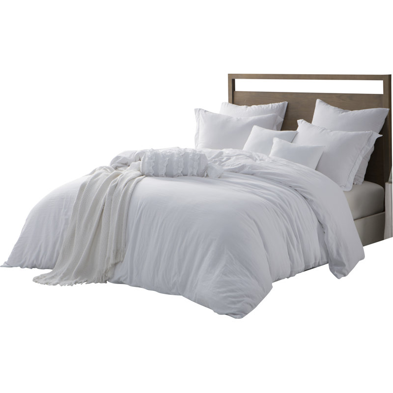 The Twillery Co Akins Reversible Duvet Cover Set Reviews Wayfair The Twillery Co Akins Reversible Duvet
