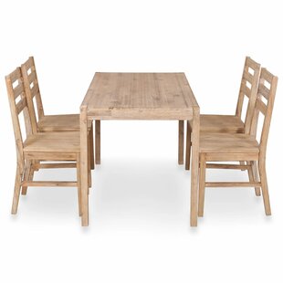 Dubin 4 Seater Dining Set By Natur Pur